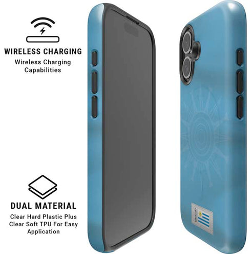 Uruguay Soccer Flag iPhone 16 Plus Magsafe Impact Case